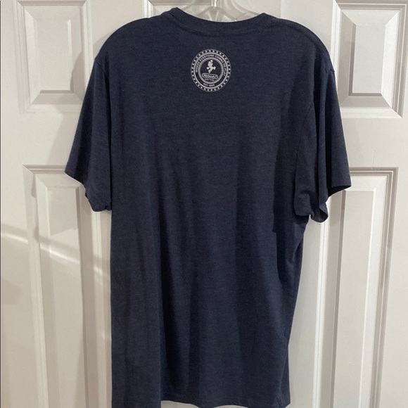 Nintendo World Official New York NY Gamer T-Shirt Tee Shirt - Logo Heather Navy - Picture 5 of 6